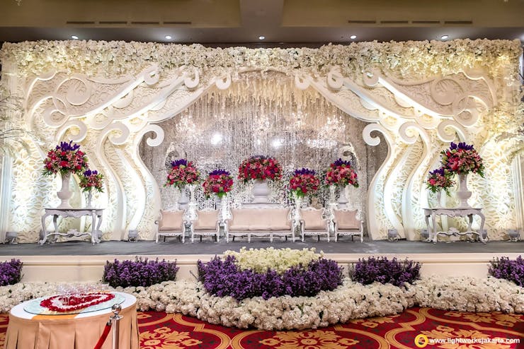 floral wedding stage decor ideas