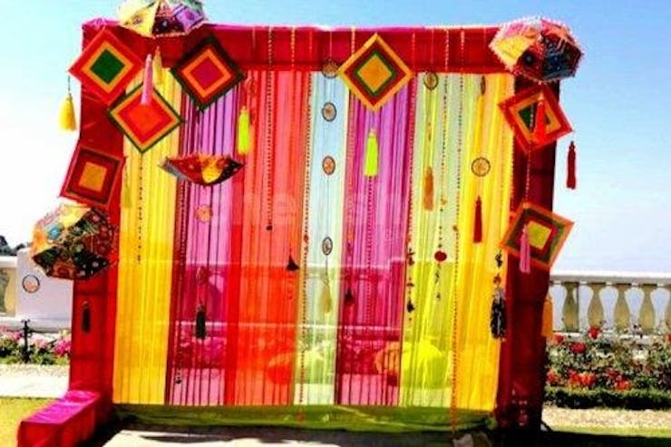 decoration for Haldi ceremony