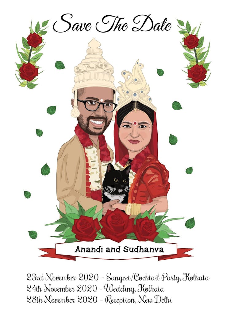 best bengali wedding card design