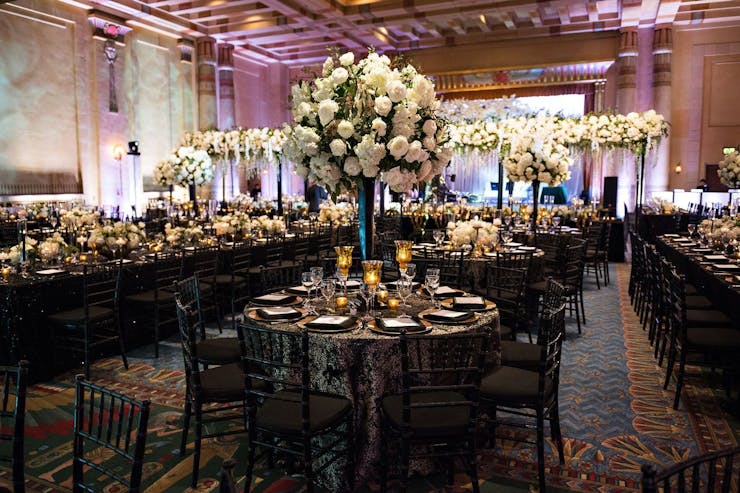Black wedding theme