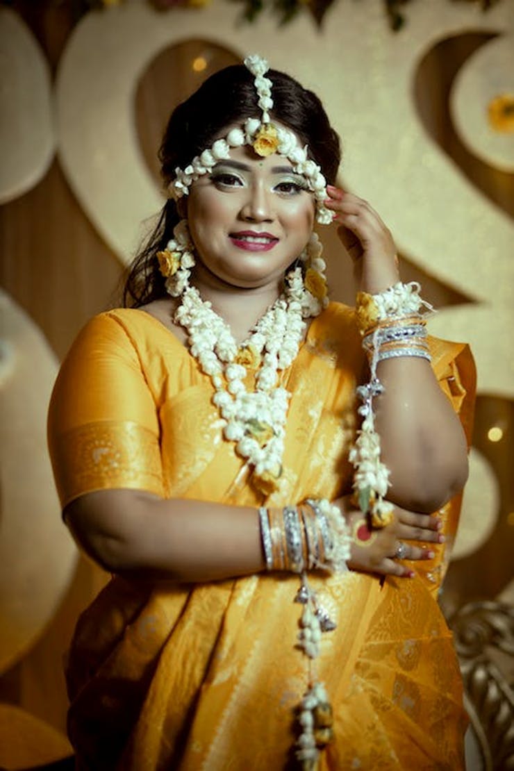 Best haldi dress for brides