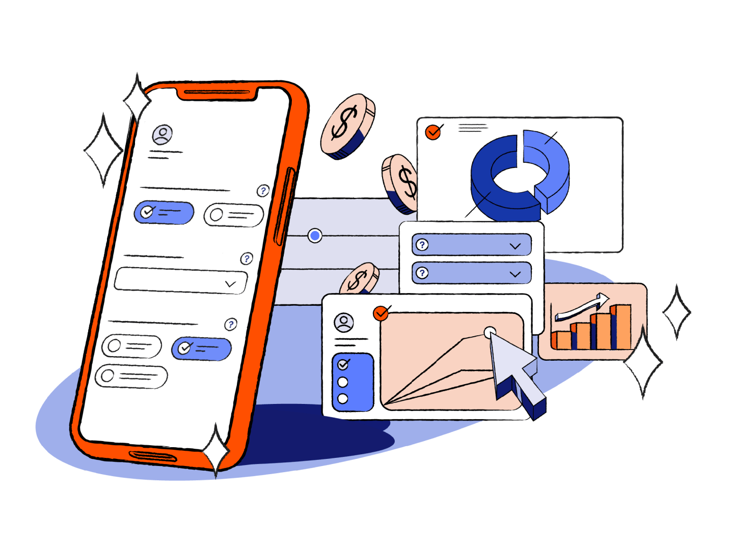 Variable Universal Life Insurance VUL - Charts & Graphs