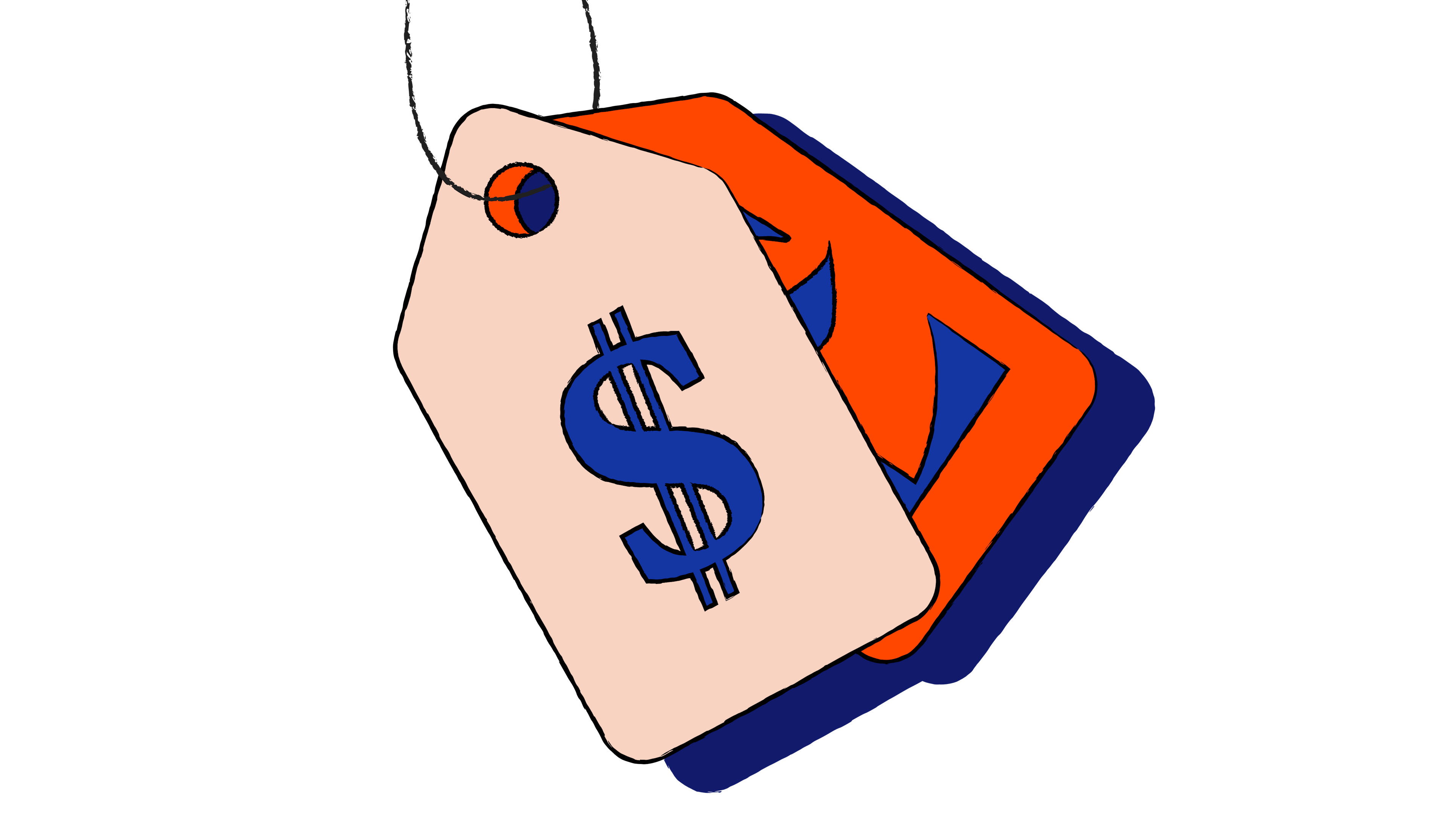 A price tag representing loans from life insurance