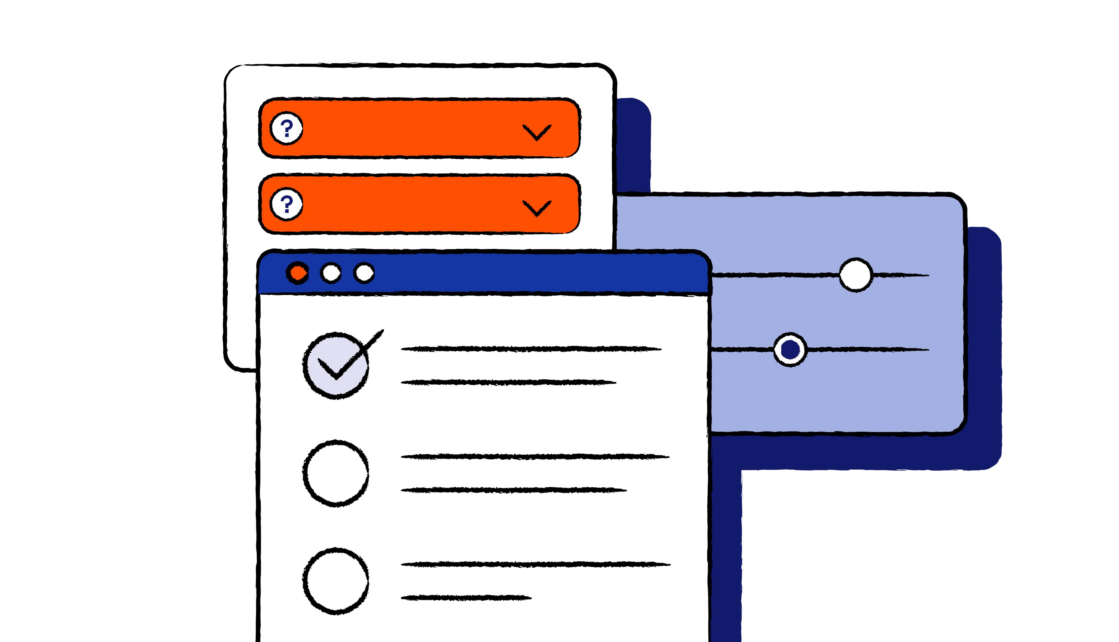 Sliders and checkboxes