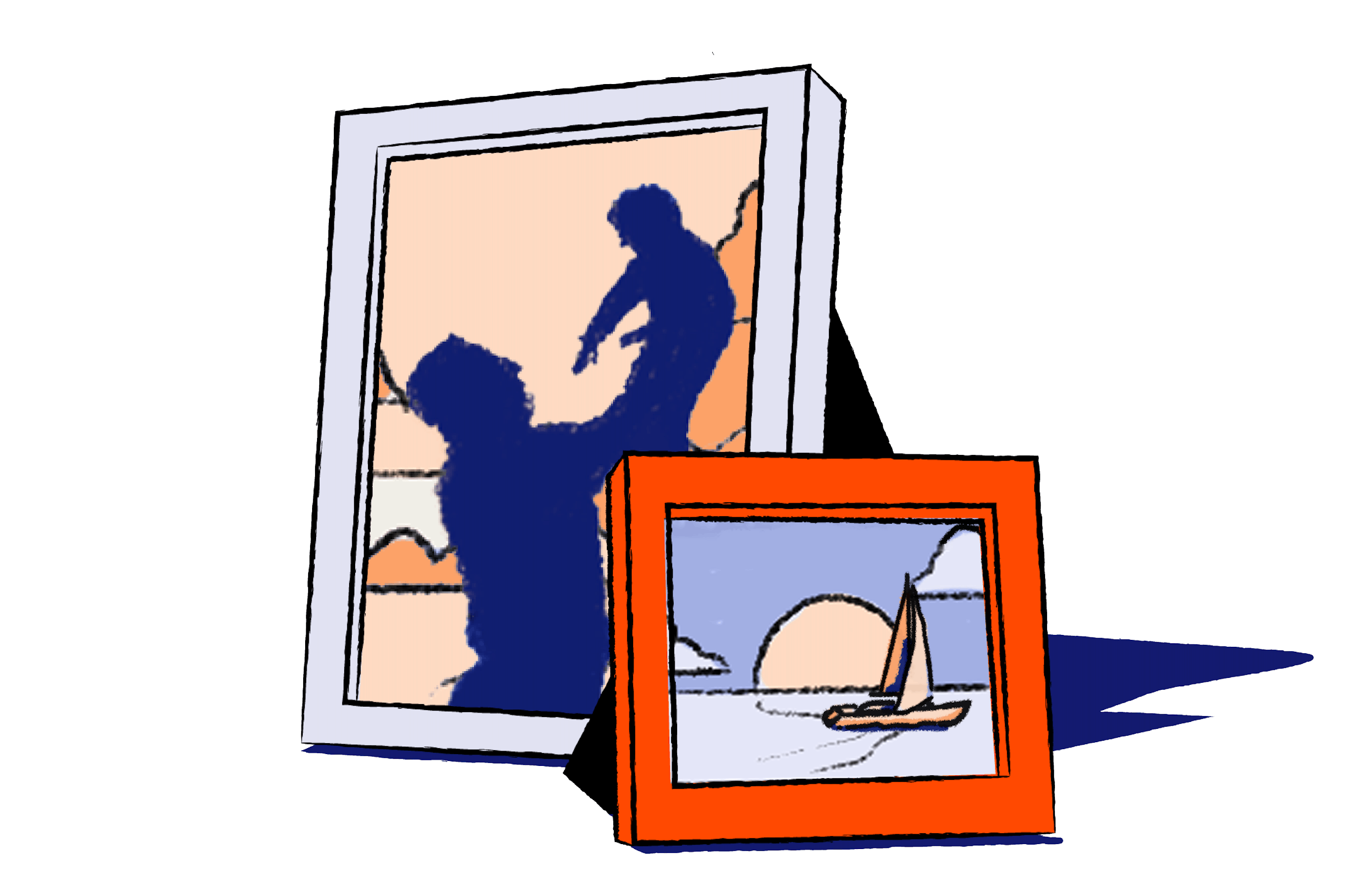 Photo of grandfather lifting grandchild in air, whole life for grandchildren