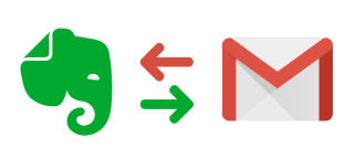Evernote and Gmail Logos