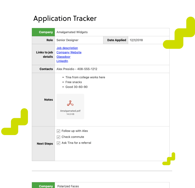 Applicant tracker