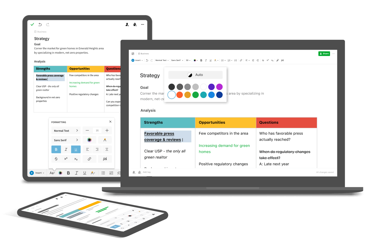 Evernote Templates showcase
