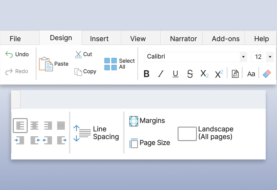 ExamWritePad interface showing the word processor's toolbar