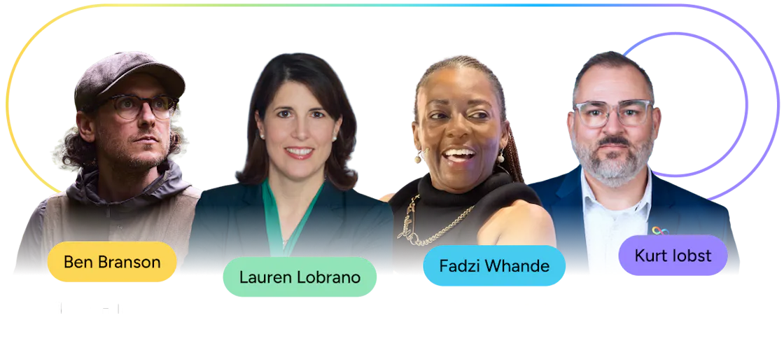 Featured speakers: Ben Branson, Lauren Lobrano, Fadzi Whande and Kurt Iobst. See all speakers.