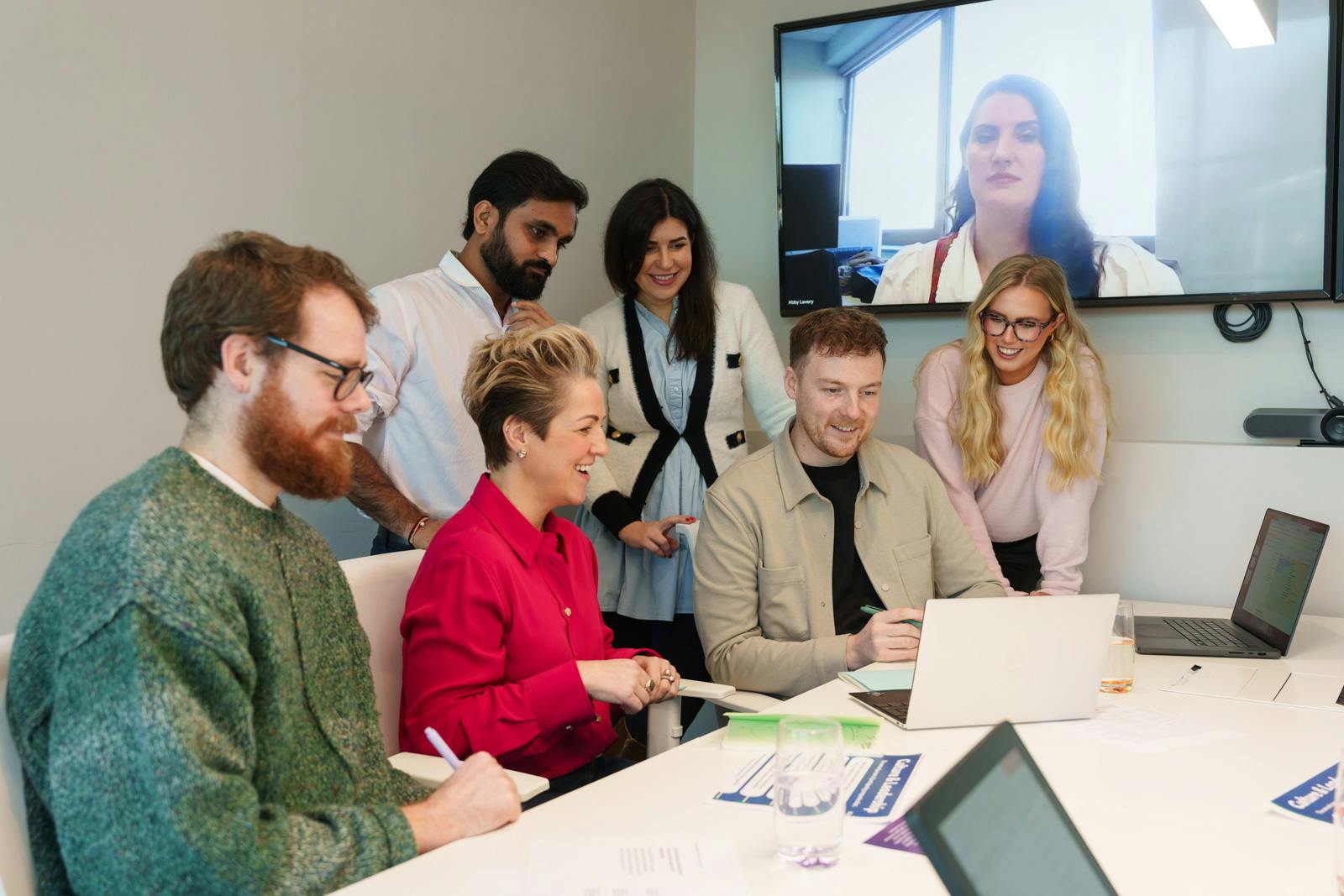 A group of Everway team members in a meeting