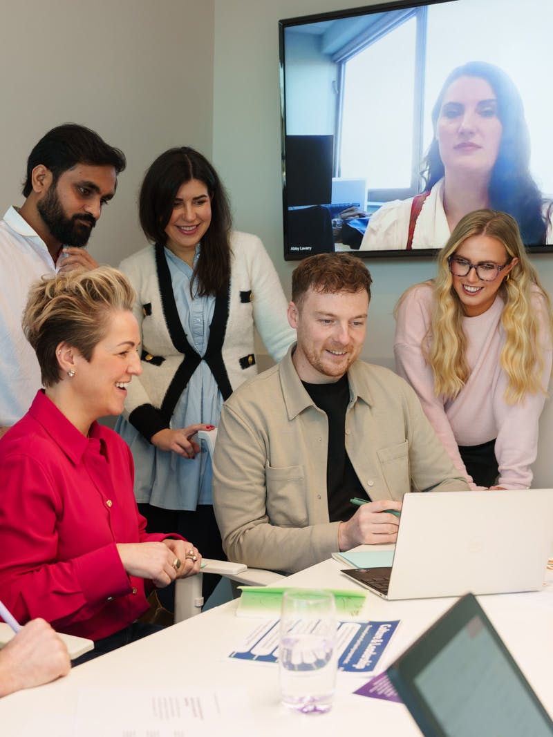 A group of Everway team members in a meeting