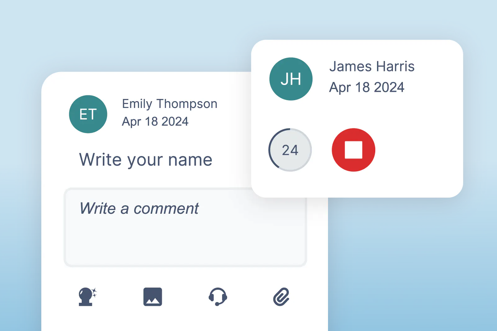 orbitnote text and voice commands