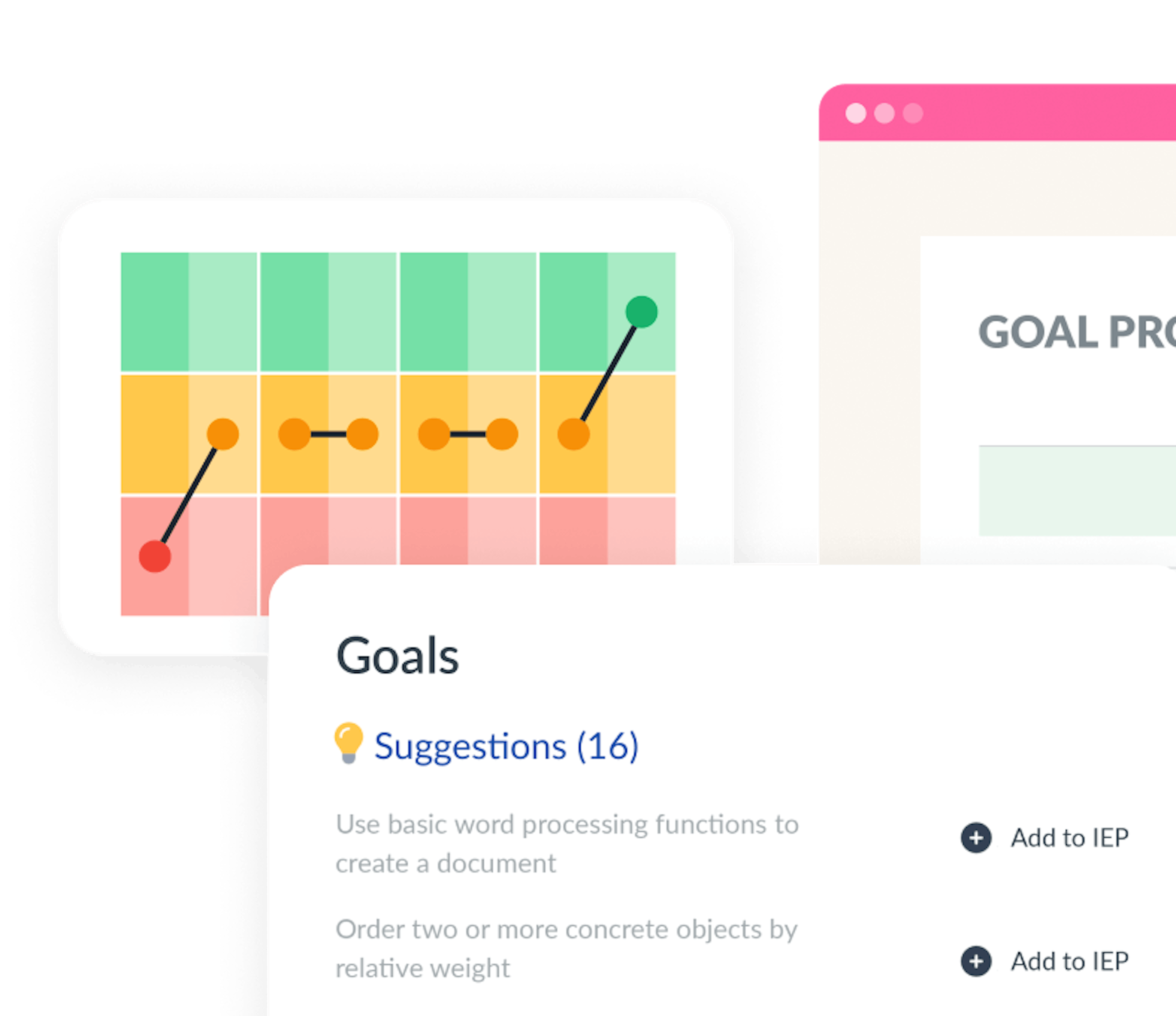 A collage of Polaris user interface