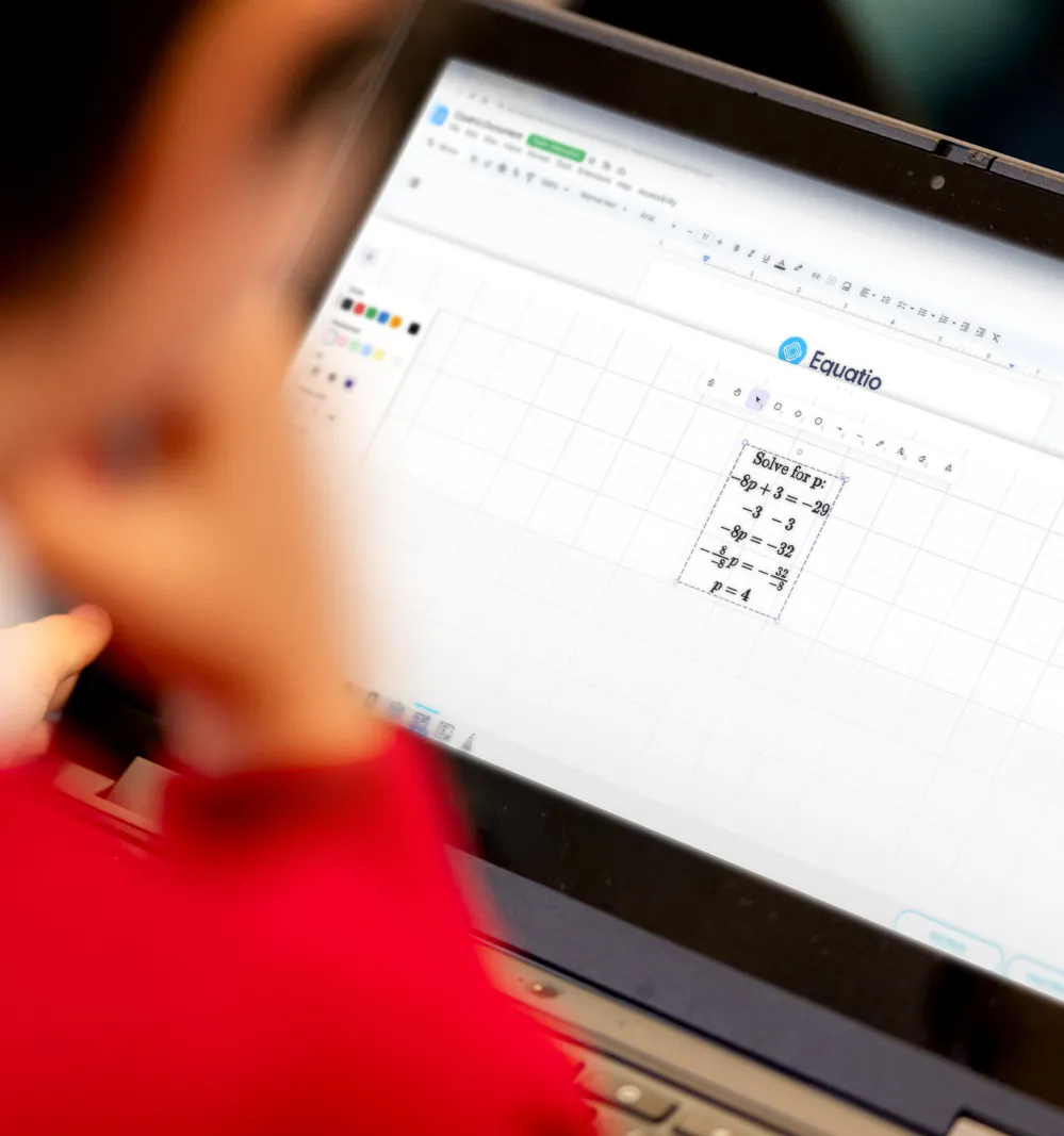 Math Qucker Equatio: The equation editor for accessible math | Everway