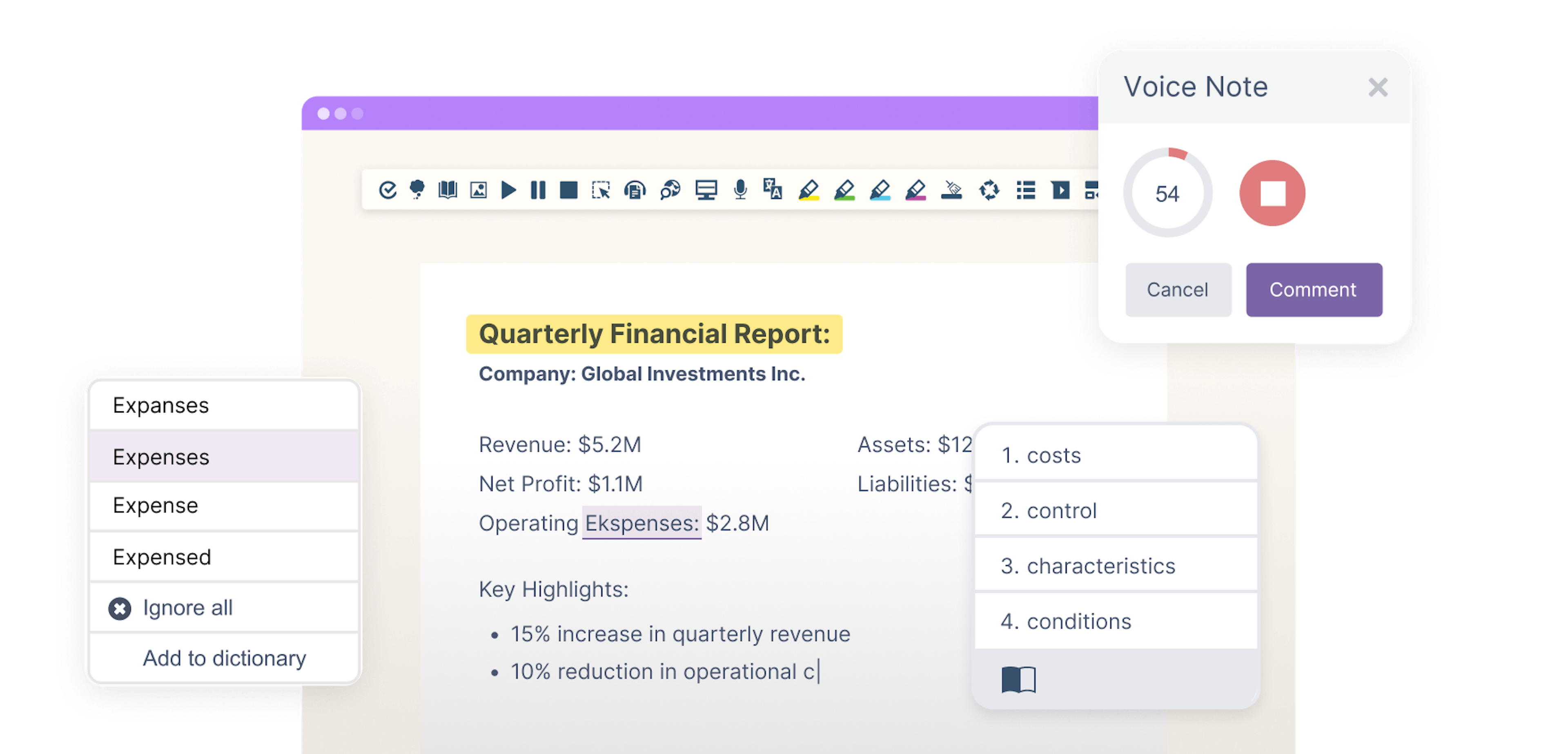 Read&Write Product UI