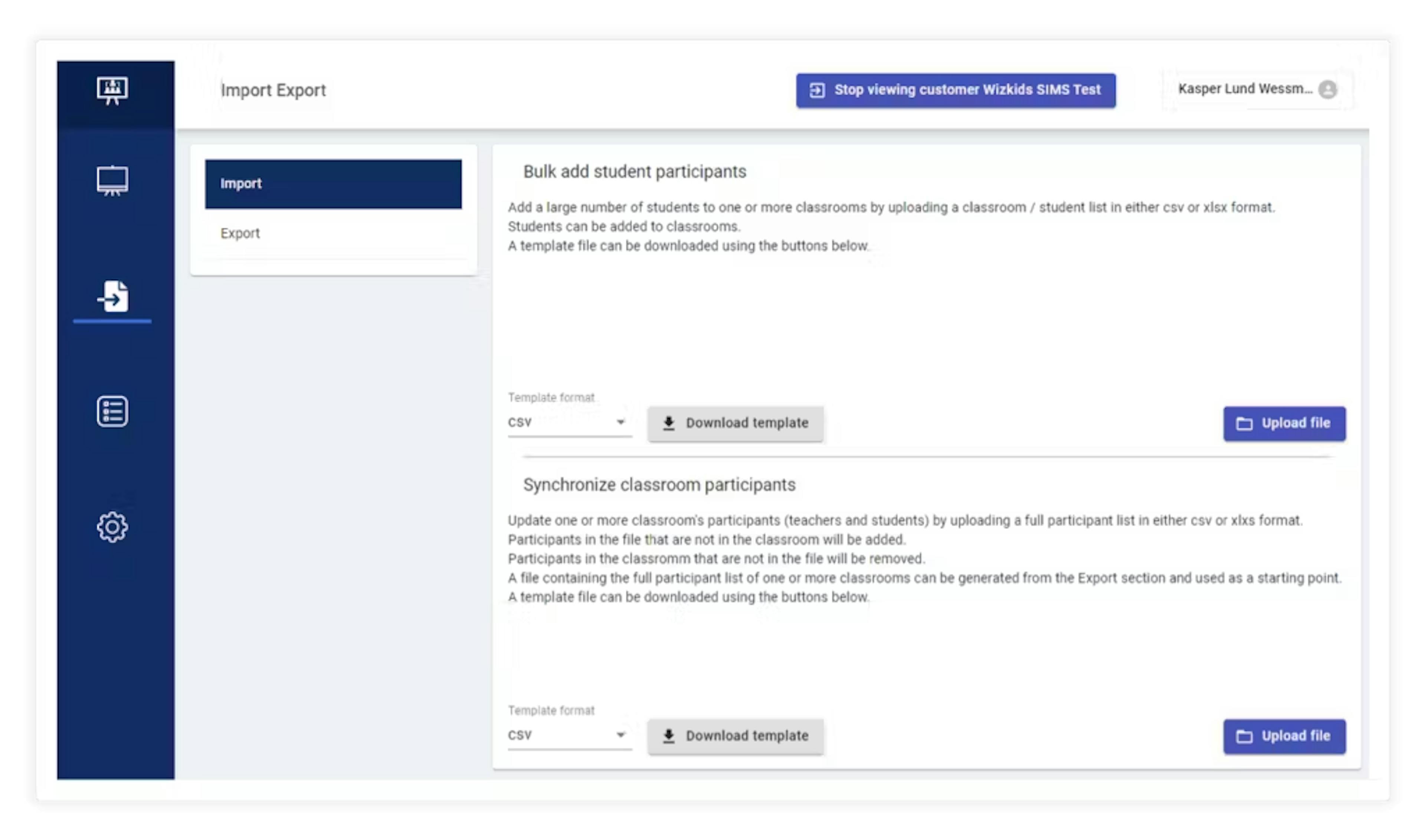 Classroom Manager Intuitive søgefiltre