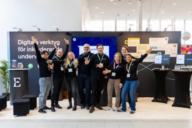 Vores team ved et arrangement