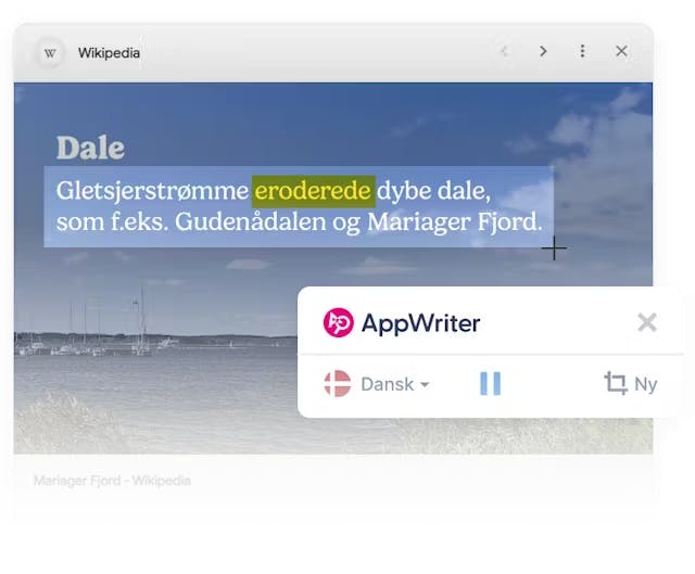 AppWriter Udklipslæser