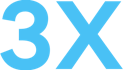 3X