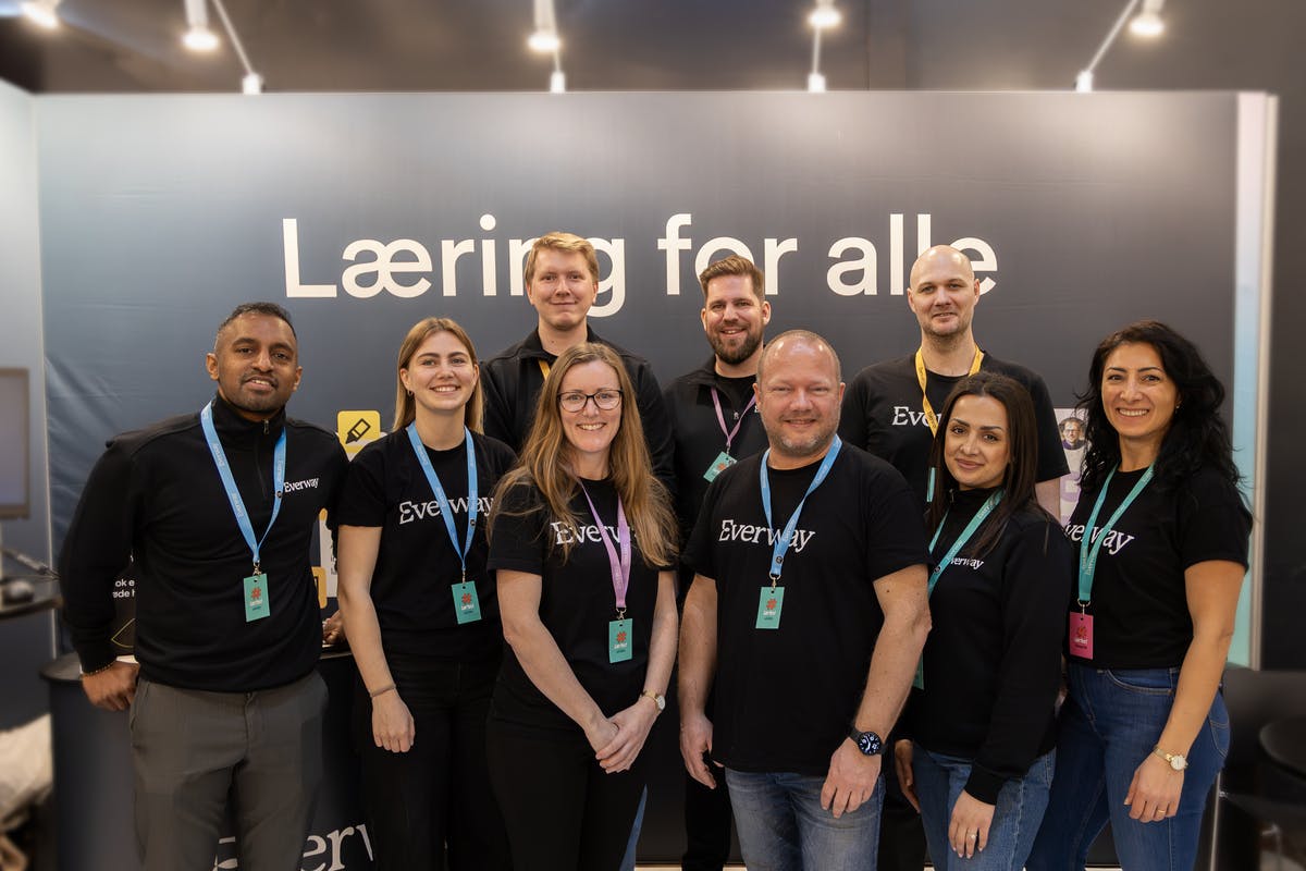 Vores team ved et arrangement