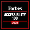 Forbes 2025 Accessibility 100 logo 