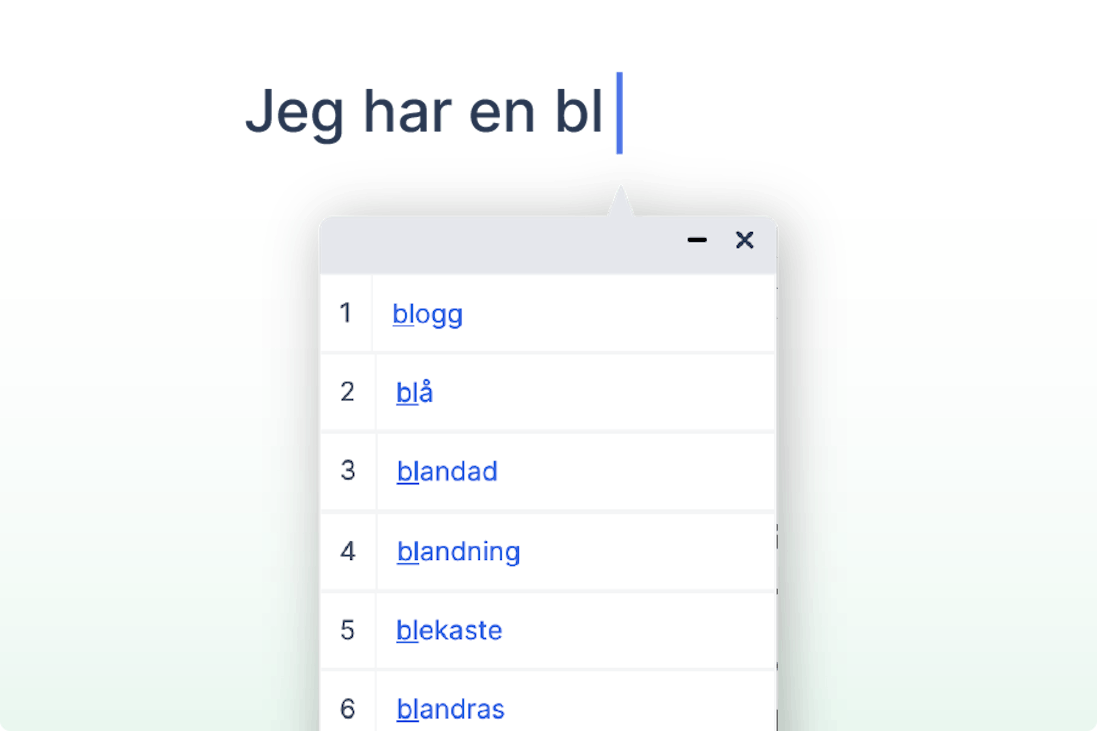 LexiFlow Ordprediktion