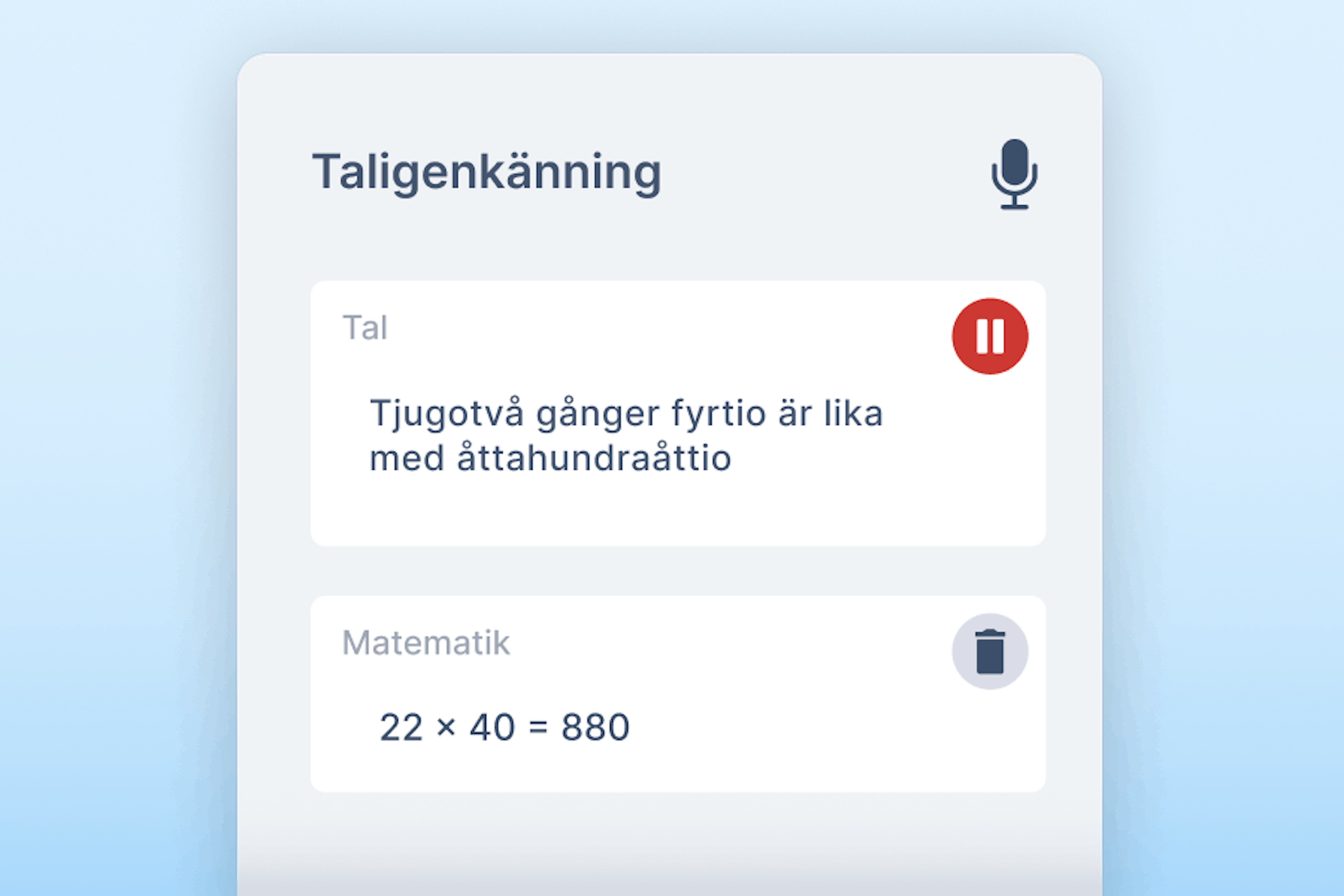 Taligenkänning