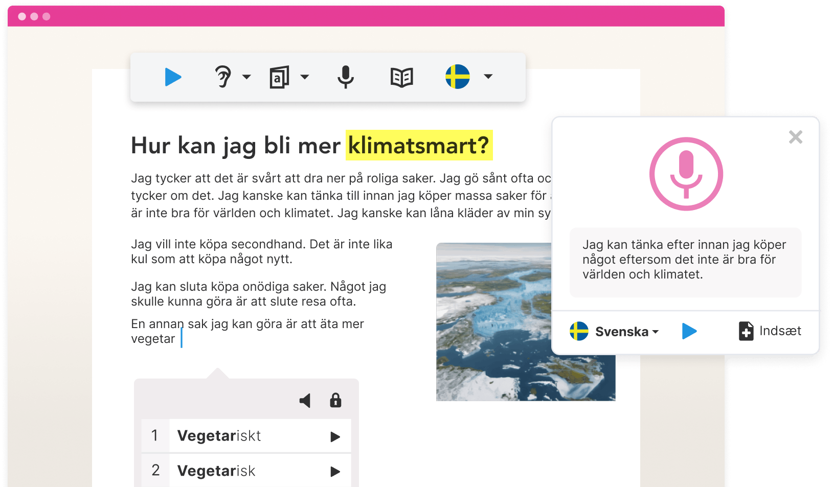 AppWriter product UI
