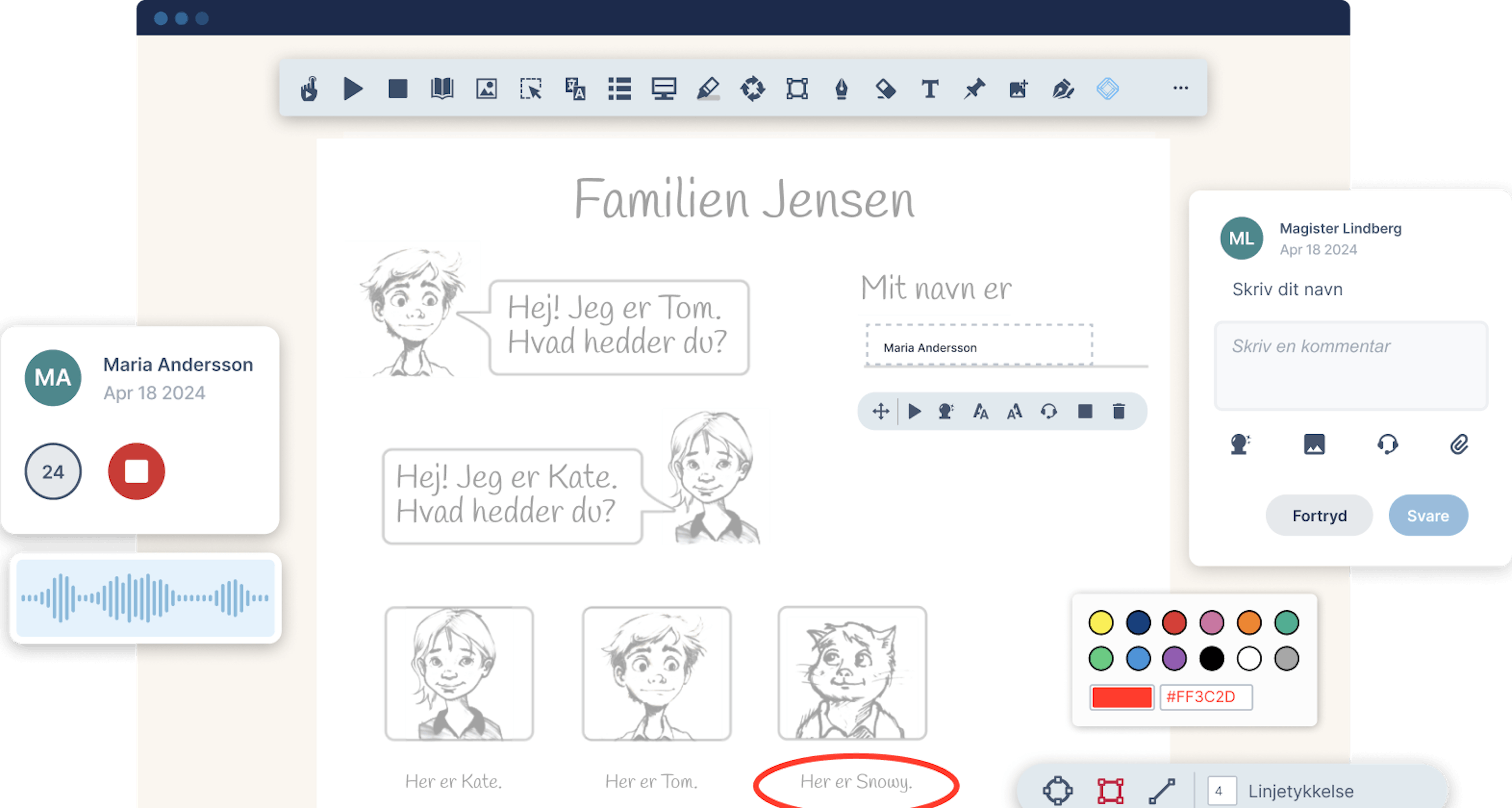 OrbitNote product UI
