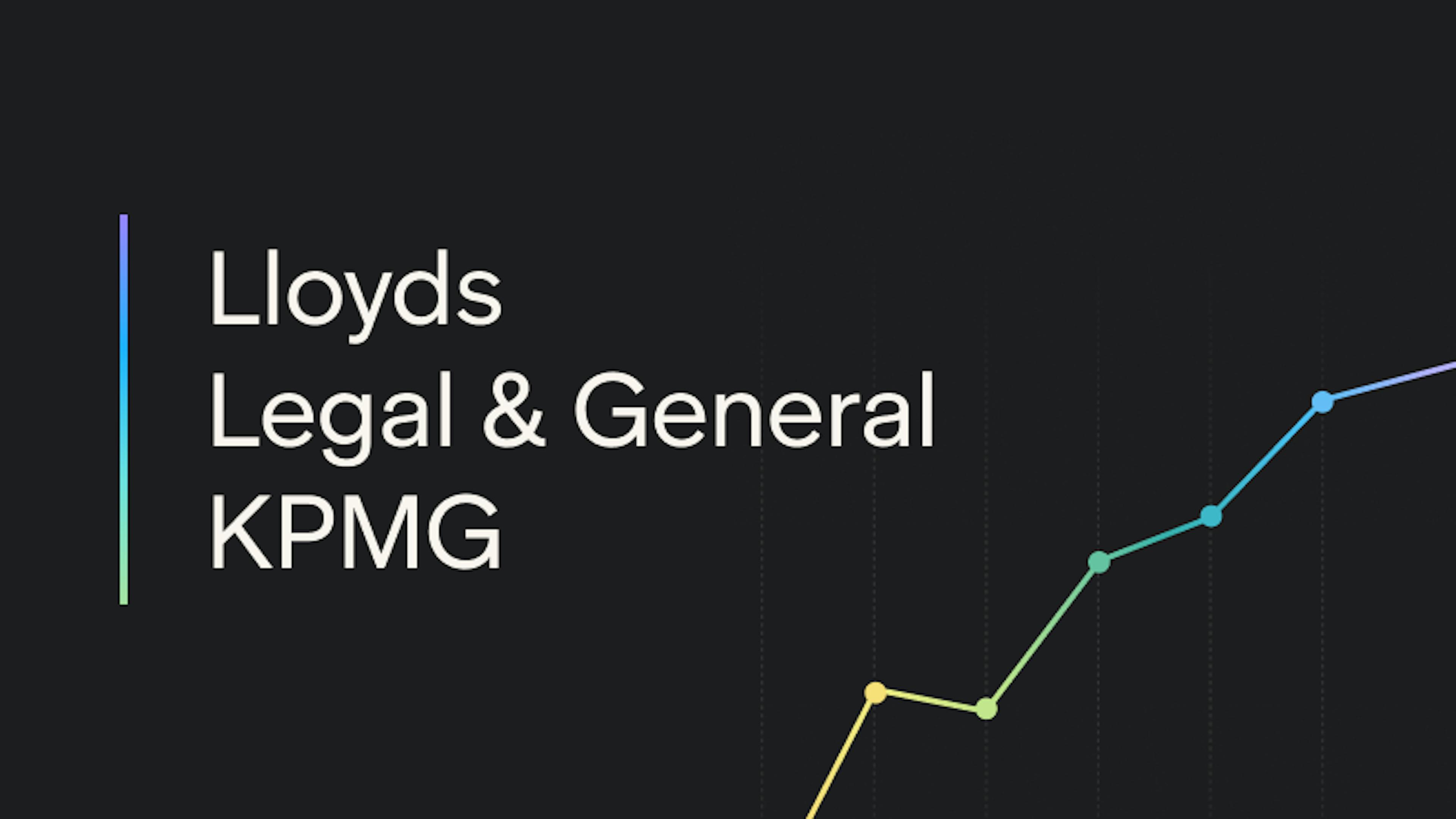 Lloyds, Legal & General, KPMG