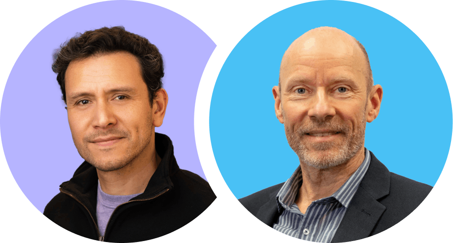 Gustavo Ebermann and Paul Nisbet headshots