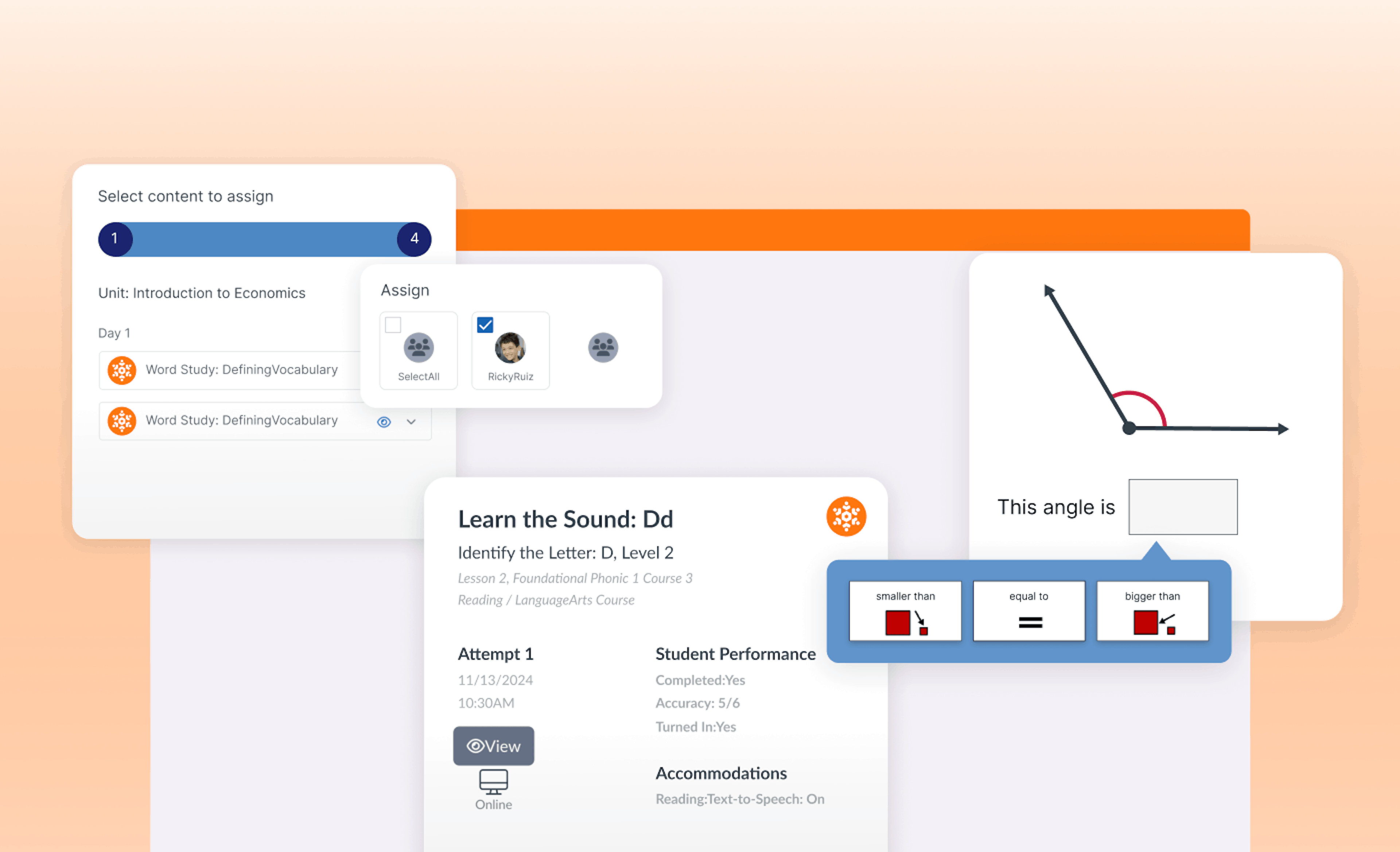 Features of Unique Learning systems
