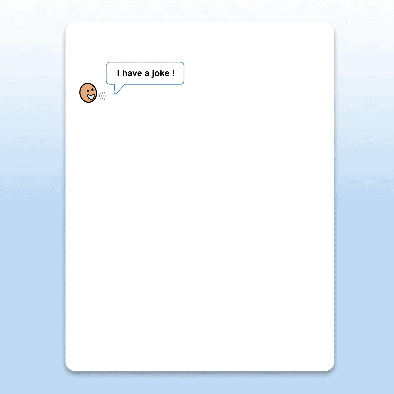 Symbolstix dialogue showing a joke: “What does a giant panda ghost eat?” Answer: “Bamboo!” with “boo” emphasized like a ghost sound.