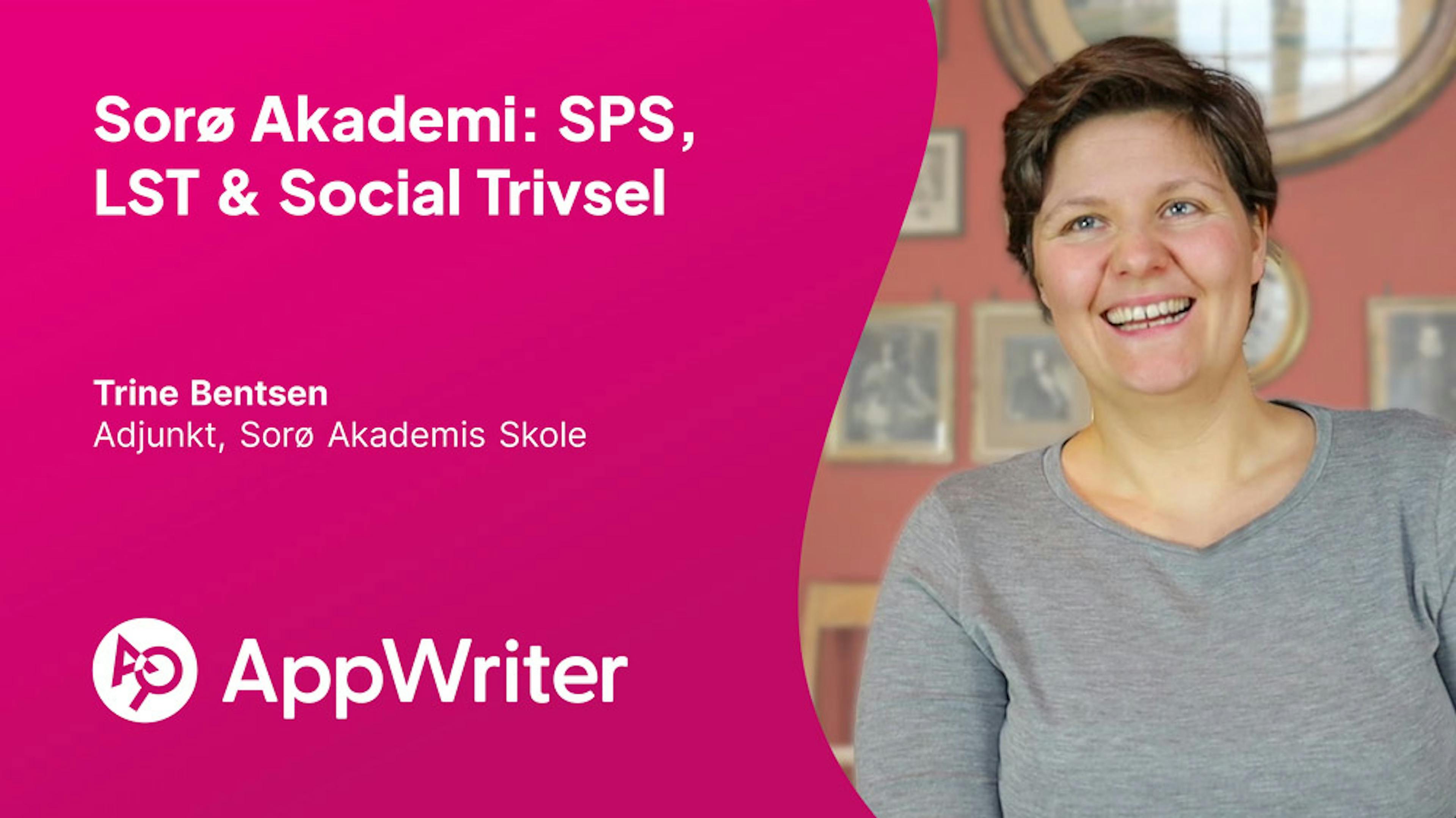 Webinar med Sorø Akademi om AppWriter