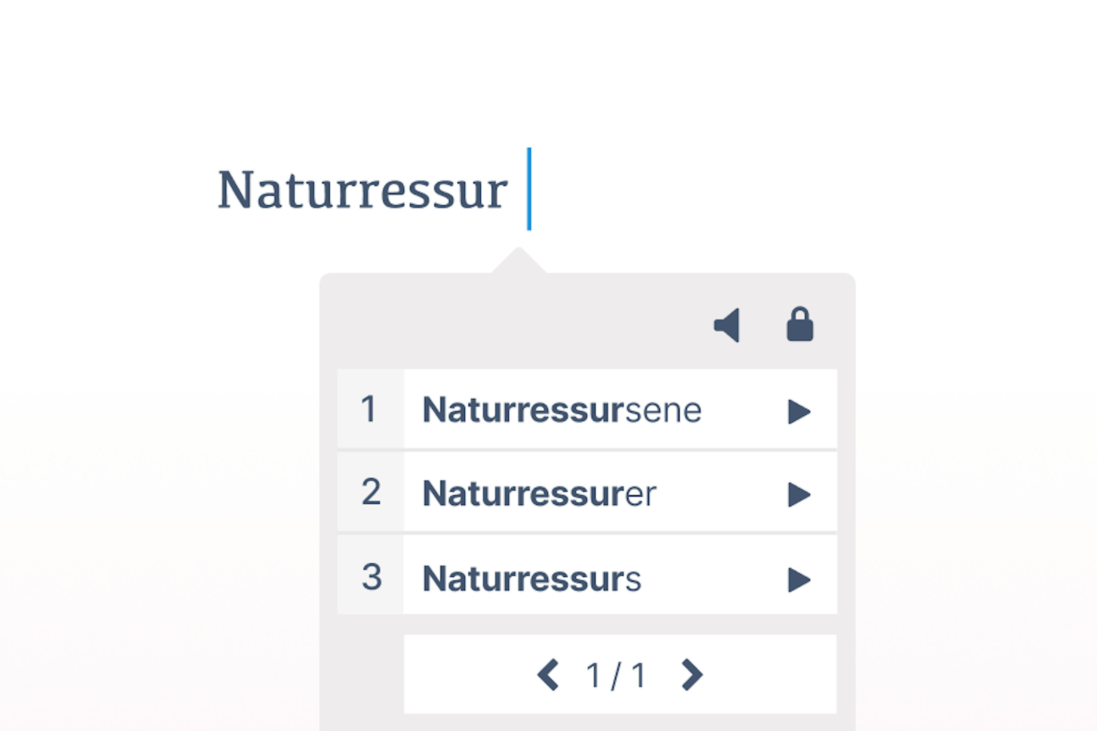 Skrivestøtte (ordforslag)