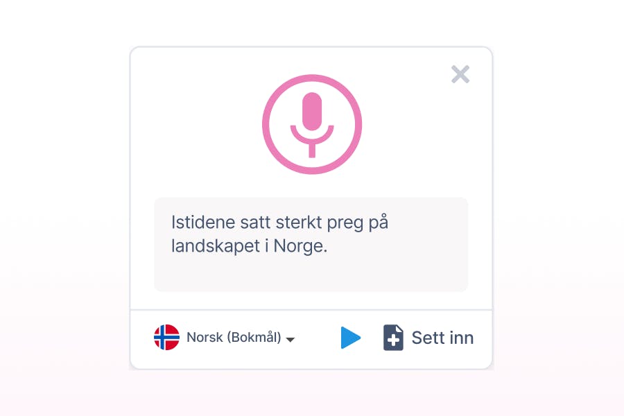 Diktering (Tale-til-tekst)
