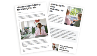 En bild på en artikel om Inkluderande utbildning.