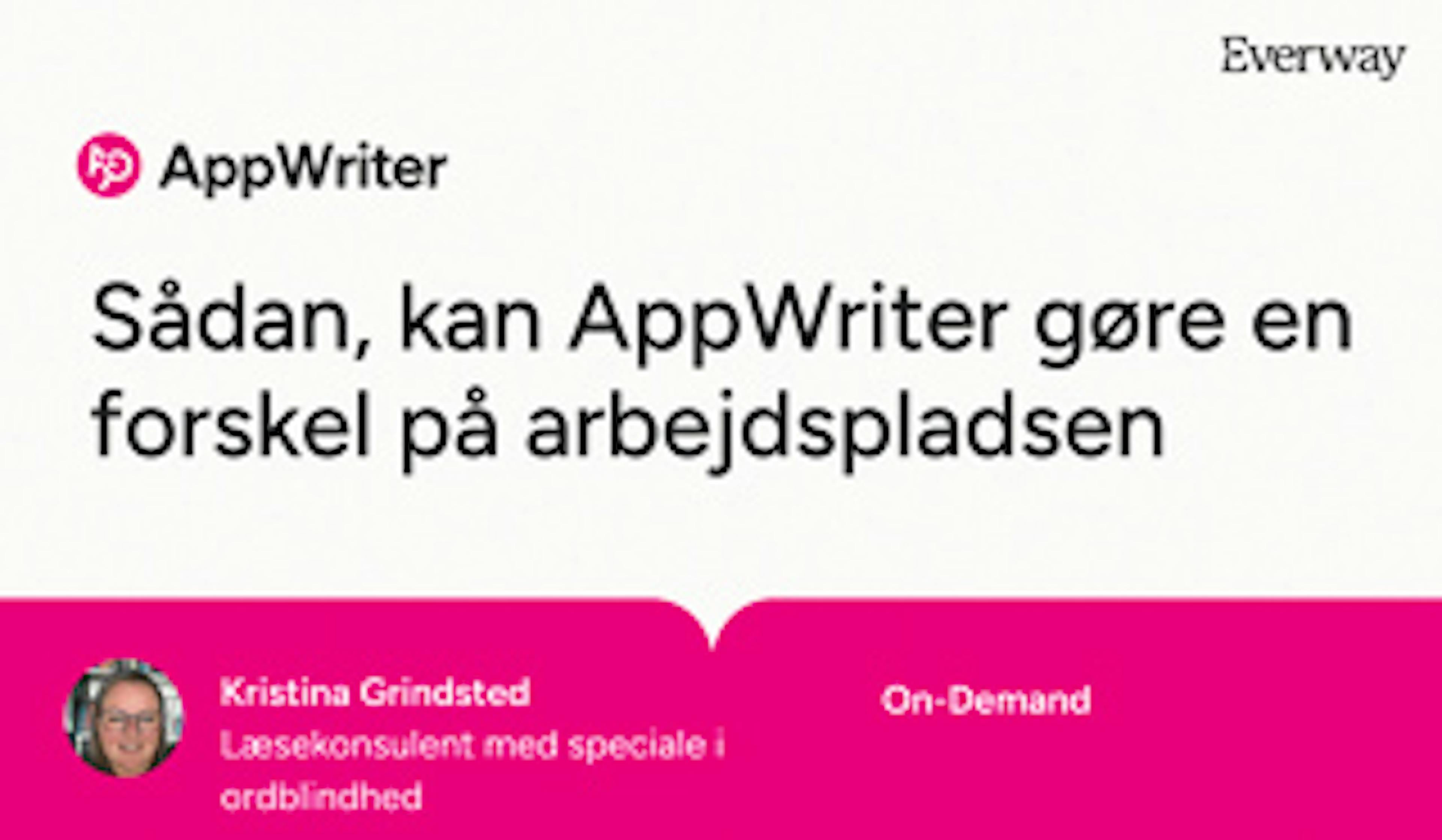 AppWriter Webinar