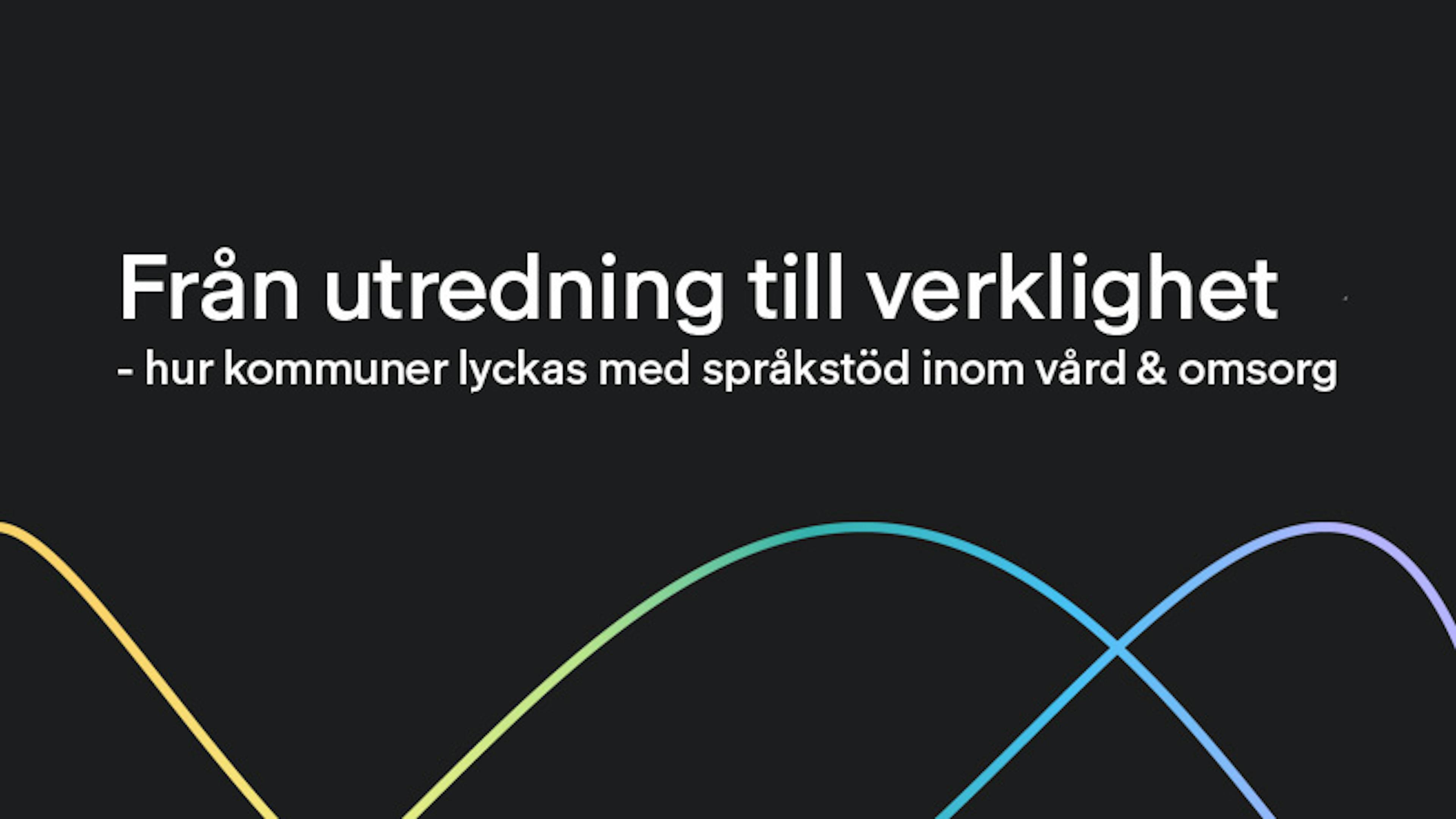 Webinar for arbetsplatsen