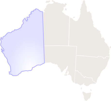 Western Australia map