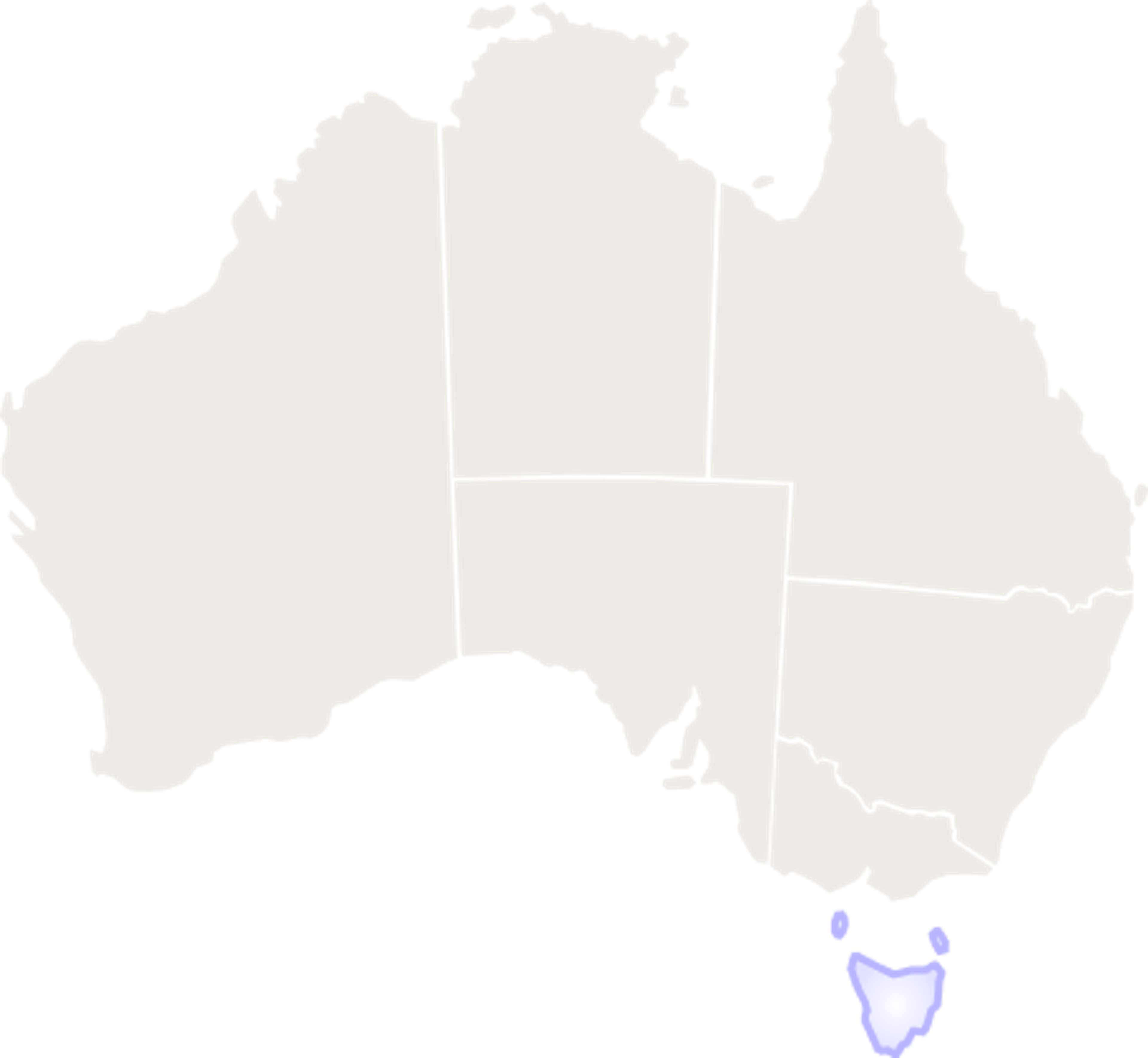 Tasmania, Australia map