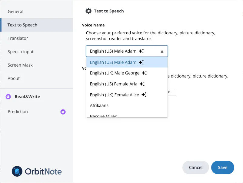 Orbit Note OrbitNote Adds New AI Voices For Improved Text-to-Speech | Everway UK