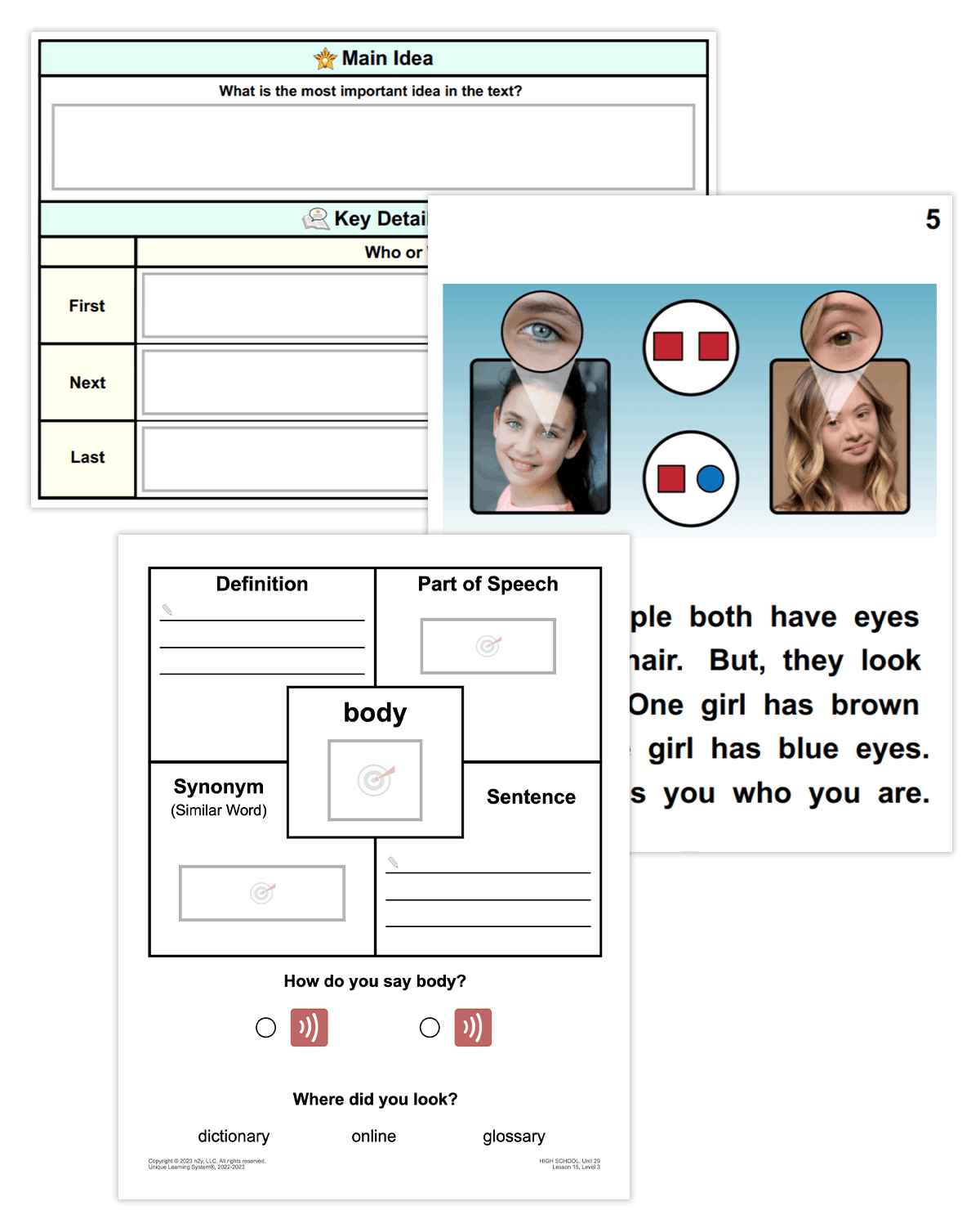 ULS English language arts resources