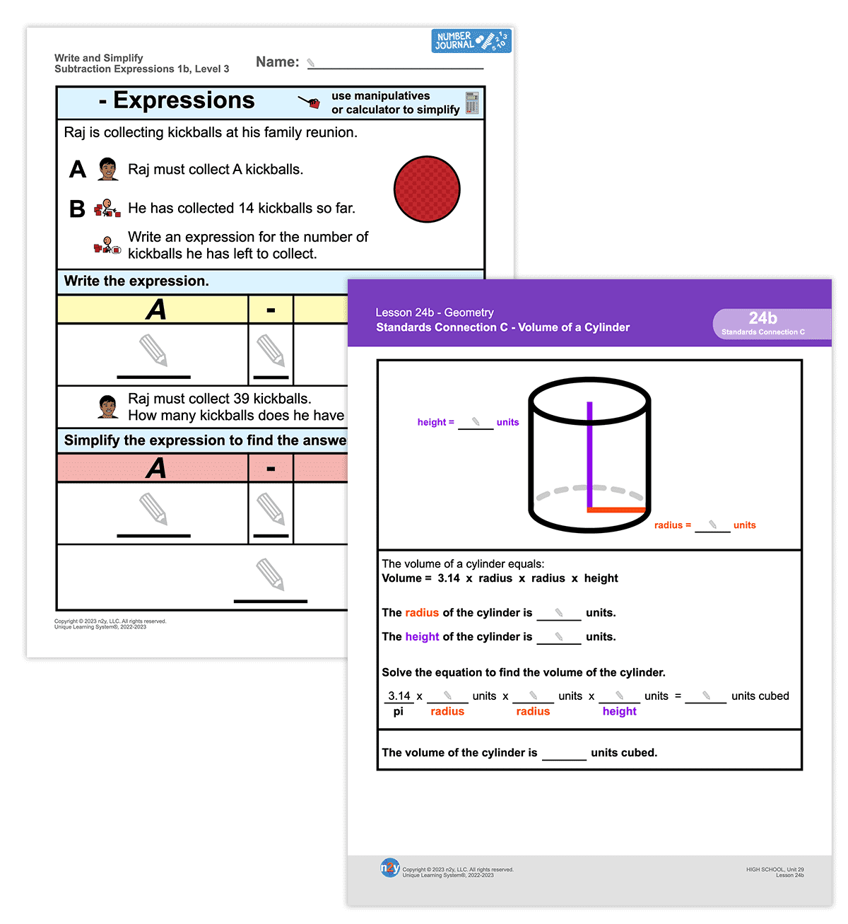 ULS Math, algebra and geometry resources