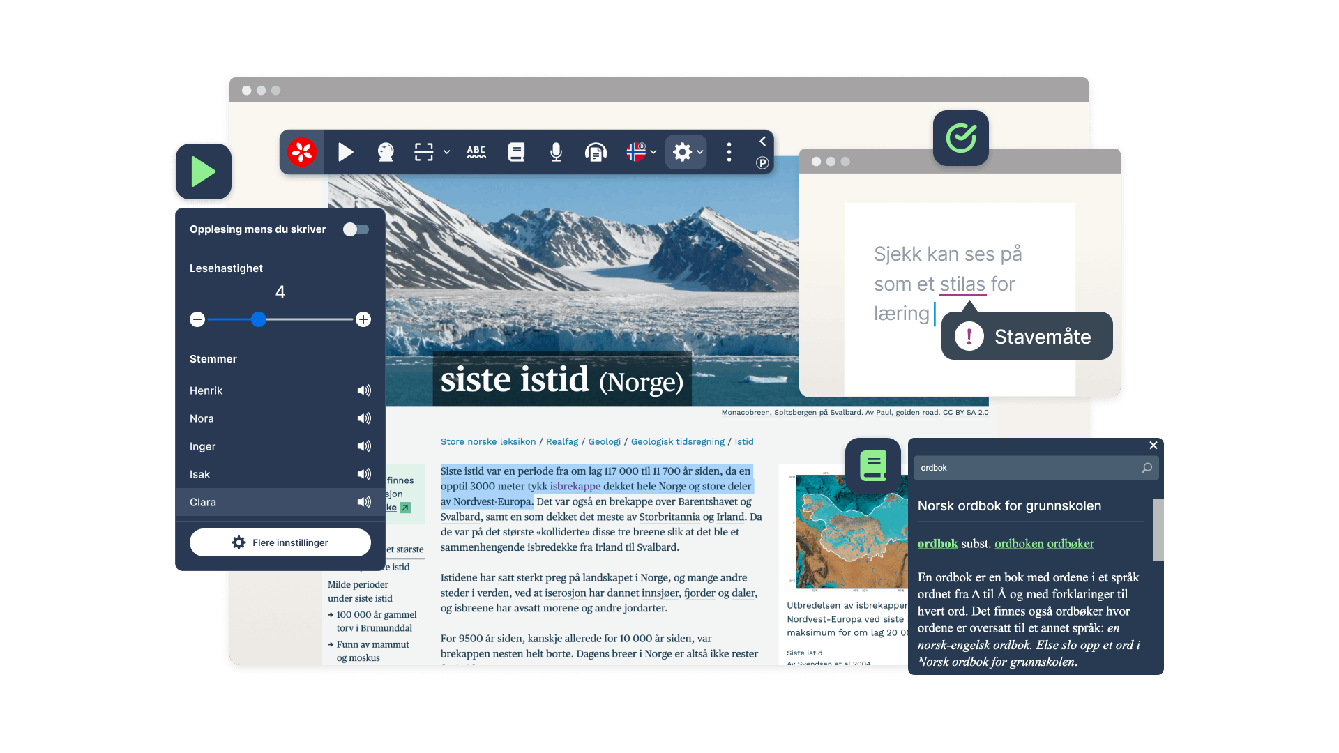 Lingdys Skole illustration