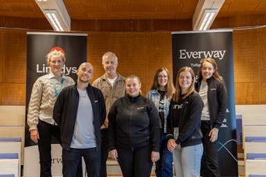 Vores team ved et arrangement