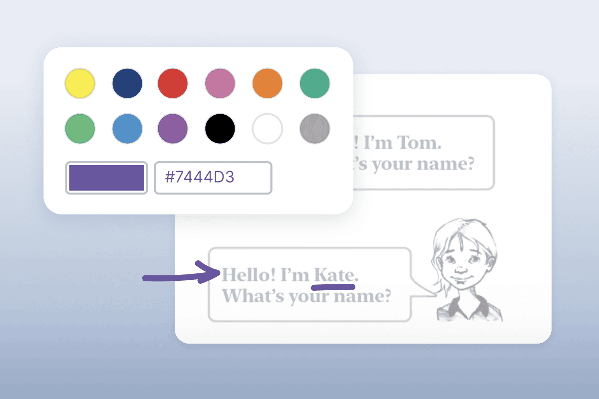 OrbitNote freehand drawing feature used to mark up a document