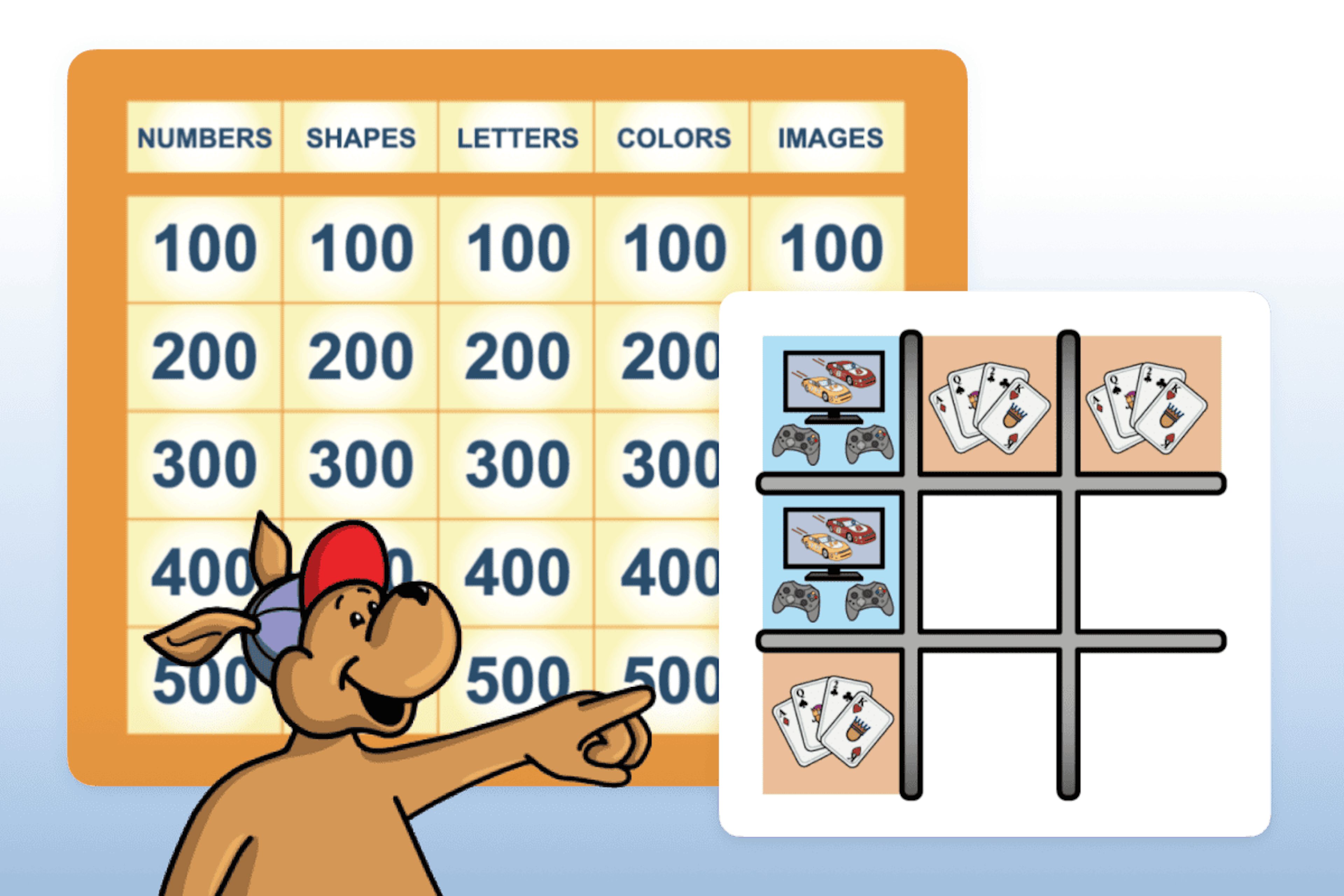 Image of two News2you games from Joey's locker. 