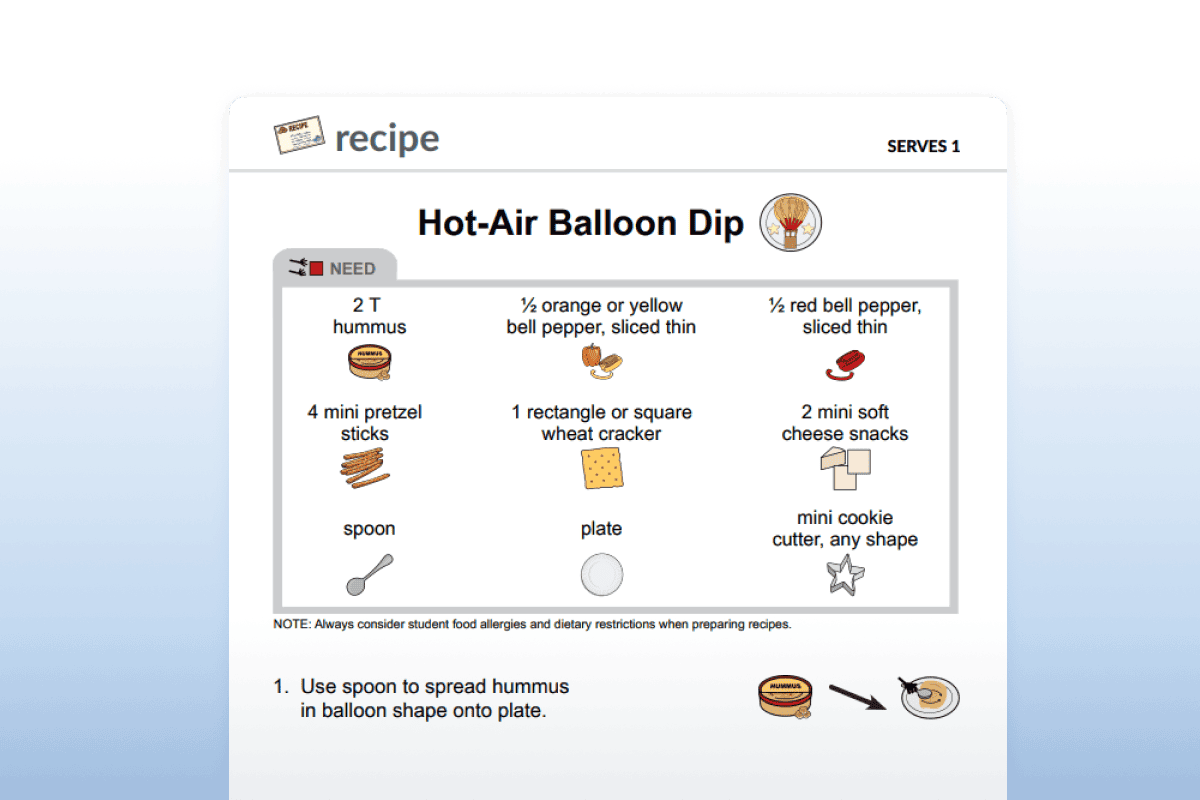 News2you recipe for "Hot-Air Balloon Dip"